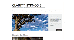 Desktop Screenshot of clarity-hypnosis.com