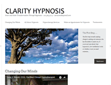 Tablet Screenshot of clarity-hypnosis.com